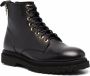 Giuliano Galiano zipped lace-up leather boots Black - Thumbnail 2