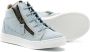 Giuseppe Junior ankle lace-up sneakers Blue - Thumbnail 2