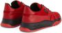 Giuseppe Junior logo-patch lace-up sneakers Red - Thumbnail 2