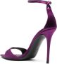 Giuseppe Zanotti 100mm ankle-strap satin sandals Purple - Thumbnail 3