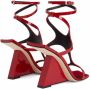 Giuseppe Zanotti 105mm angled wrapped sandals Red - Thumbnail 3