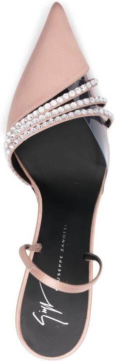 Giuseppe Zanotti 110mm crystal-detail sandals Neutrals