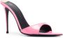 Giuseppe Zanotti 110mm patent high-heeled mules Pink - Thumbnail 2