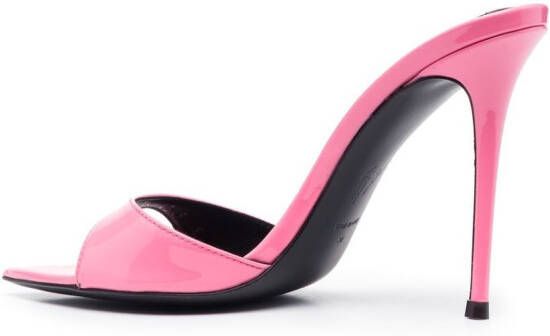 Giuseppe Zanotti 110mm patent high-heeled mules Pink