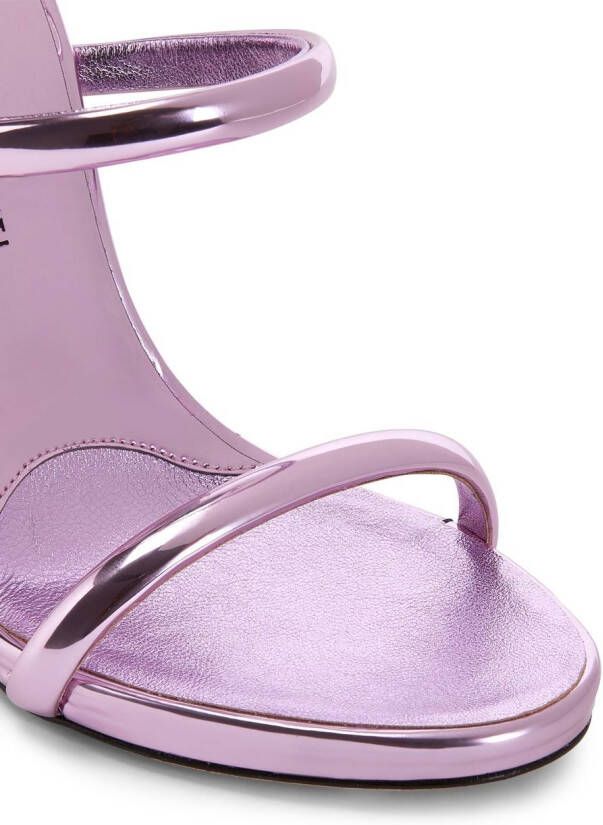 Giuseppe Zanotti 120mm metallic stiletto sandals Pink