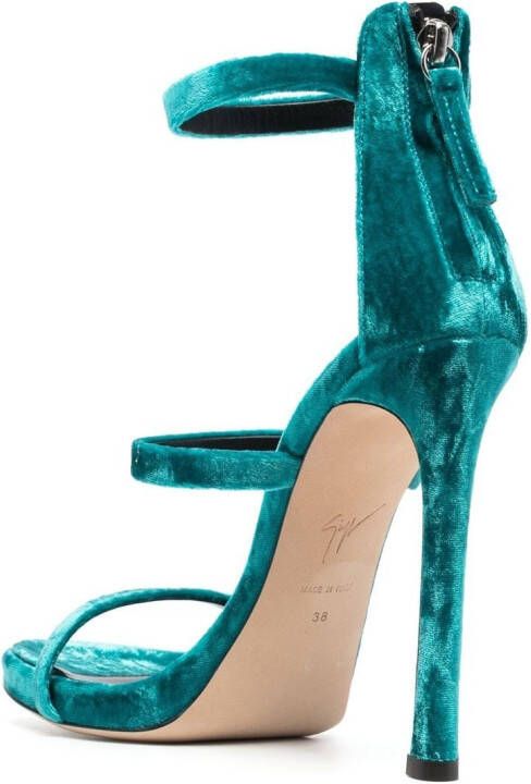 Giuseppe Zanotti 140mm open-toe heeled sandals Blue