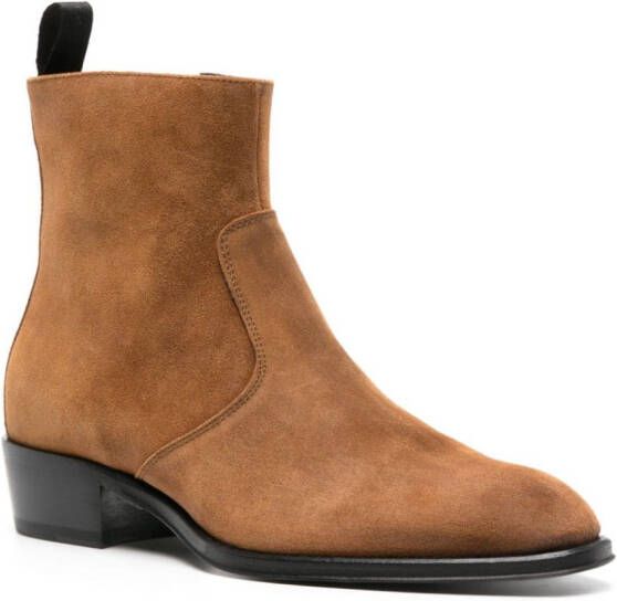 Giuseppe Zanotti 40mm suede ankle boots Brown