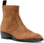 Giuseppe Zanotti 40mm suede ankle boots Brown - Thumbnail 2