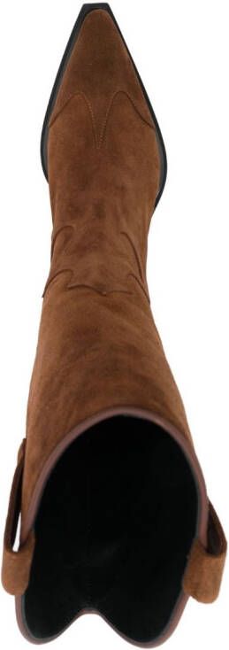 Giuseppe Zanotti 85mm pointed-toe cowboy boots Brown