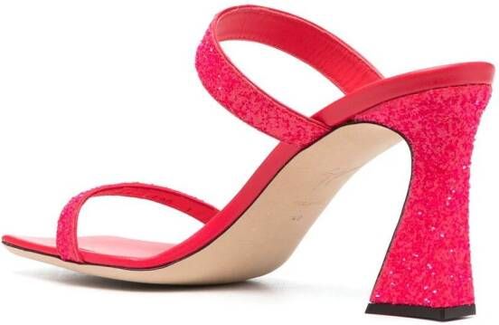 Giuseppe Zanotti 90mm open-toe leather sandals Pink