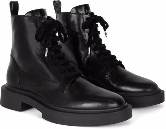Giuseppe Zanotti Achille lace-up ankle boots Black