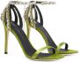 Giuseppe Zanotti Adele crystal 105mm sandals Green - Thumbnail 2