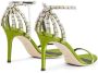 Giuseppe Zanotti Adele crystal 85mm sandals Green - Thumbnail 3