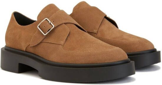 Giuseppe Zanotti Adric buckle-strap shoes Brown