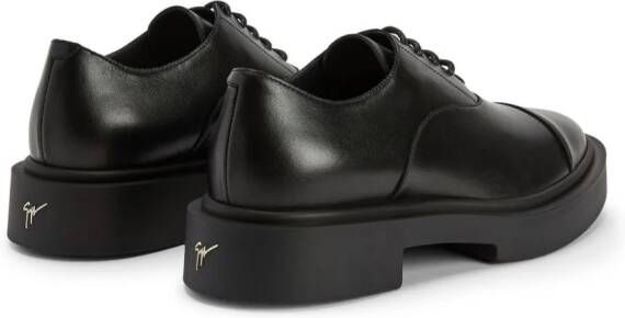 Giuseppe Zanotti Adric leather lace-up shoes Black