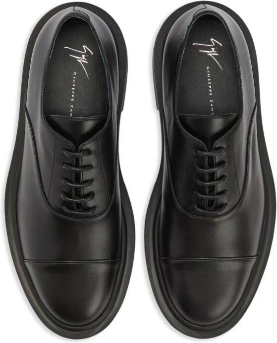 Giuseppe Zanotti Adric leather lace-up shoes Black