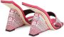 Giuseppe Zanotti Akira Shine 105mm wedge sandals Pink - Thumbnail 3