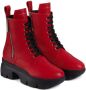 Giuseppe Zanotti Alanis lace-up leather boots Red - Thumbnail 2