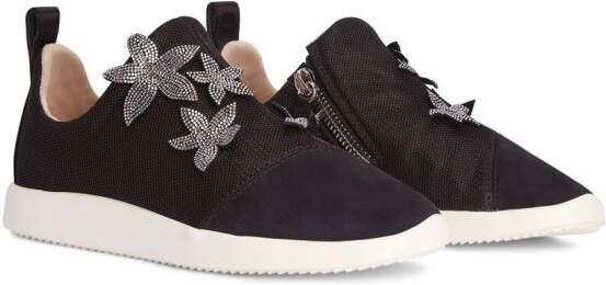 Giuseppe Zanotti Alena crystal-embellished sneakers Black