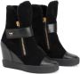 Giuseppe Zanotti Aleta 75mm wedge ankle boots Black - Thumbnail 2