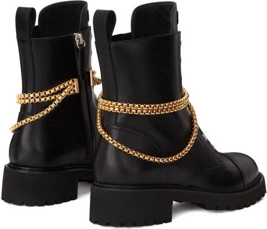 Giuseppe Zanotti Alexa chain-detail boots Black