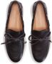 Giuseppe Zanotti Alfred grained-leather boat shoes Black - Thumbnail 4