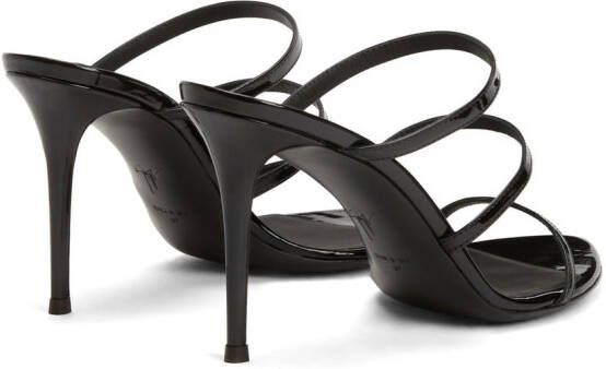 Giuseppe Zanotti Alimha 105mm sandals Black
