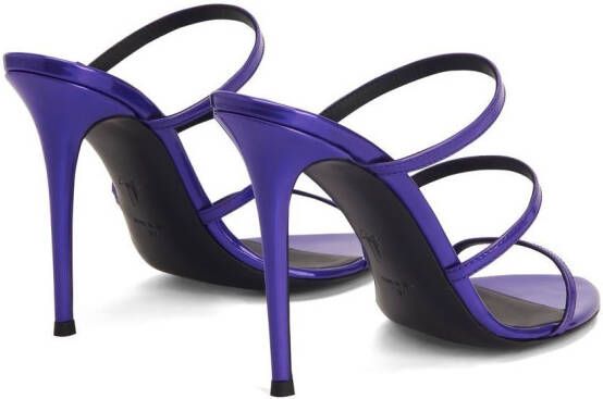 Giuseppe Zanotti Alimha 105mm sandals Purple