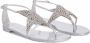 Giuseppe Zanotti Almathea flat sandals Silver - Thumbnail 2