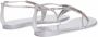 Giuseppe Zanotti Almathea flat sandals Silver - Thumbnail 3