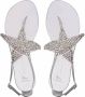 Giuseppe Zanotti Almathea flat sandals Silver - Thumbnail 4