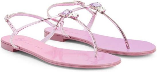 Giuseppe Zanotti Alphonsine thong sandals Pink