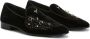 Giuseppe Zanotti Alvaro stud-embellished velvet loafers Black - Thumbnail 2