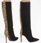 Giuseppe Zanotti Amal 105mm leopard-print boots Black - Thumbnail 5