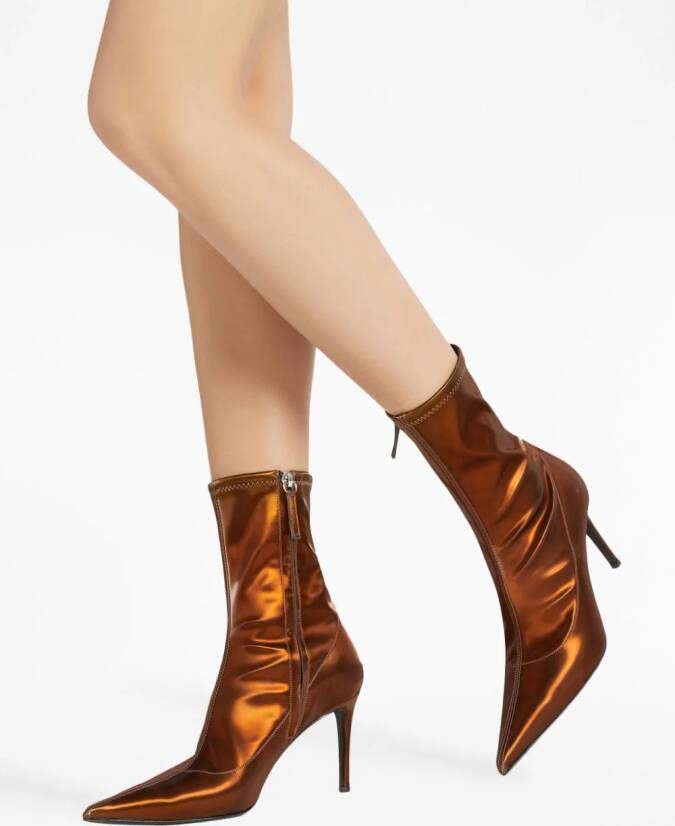 Giuseppe Zanotti Ametista 85mm ankle boots Brown