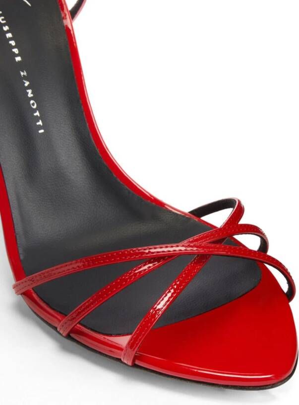 Giuseppe Zanotti Amila 90mm leather sandals Red