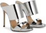 Giuseppe Zanotti Andrea 120mm leather sandals Silver - Thumbnail 2