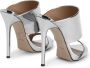 Giuseppe Zanotti Andrea 120mm leather sandals Silver - Thumbnail 3