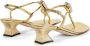 Giuseppe Zanotti Anthonia 45mm rhinestone-embellished thong sandals Gold - Thumbnail 3