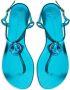 Giuseppe Zanotti Anthonia crystal-embellished flat sandals Blue - Thumbnail 4