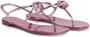 Giuseppe Zanotti Anthonia metallic-effect flat sandals Pink - Thumbnail 2
