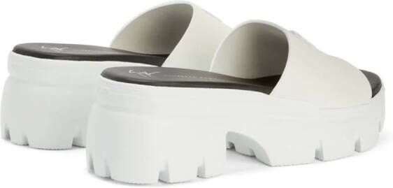 Giuseppe Zanotti Apocalypse Hot platform sandals White