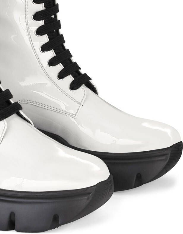 Giuseppe Zanotti Apocalypse Metal chunky boots White