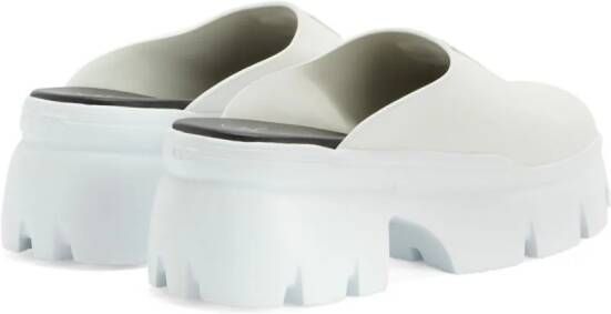Giuseppe Zanotti Apocalypse slip-on mules White