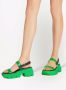 Giuseppe Zanotti Apocalypse Summer leather sandals Green - Thumbnail 4