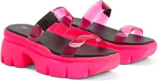 Giuseppe Zanotti Apocalypse Summer platform sandals Pink