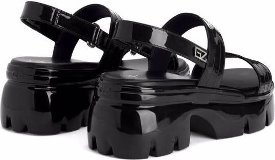 Giuseppe Zanotti Apocalypse Summer sandals Black