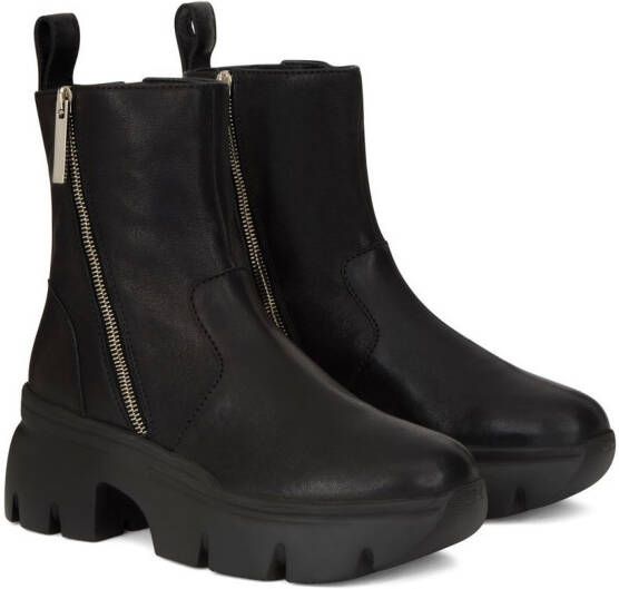 Giuseppe Zanotti Apocalypse Zip leather boots Black