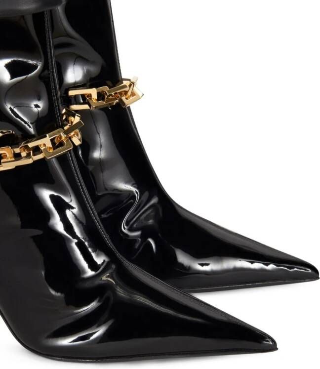 Giuseppe Zanotti Arles 85mm leather boots Black
