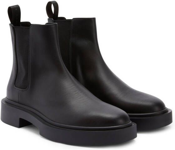 Giuseppe Zanotti Aston leather Chelsea boots Black